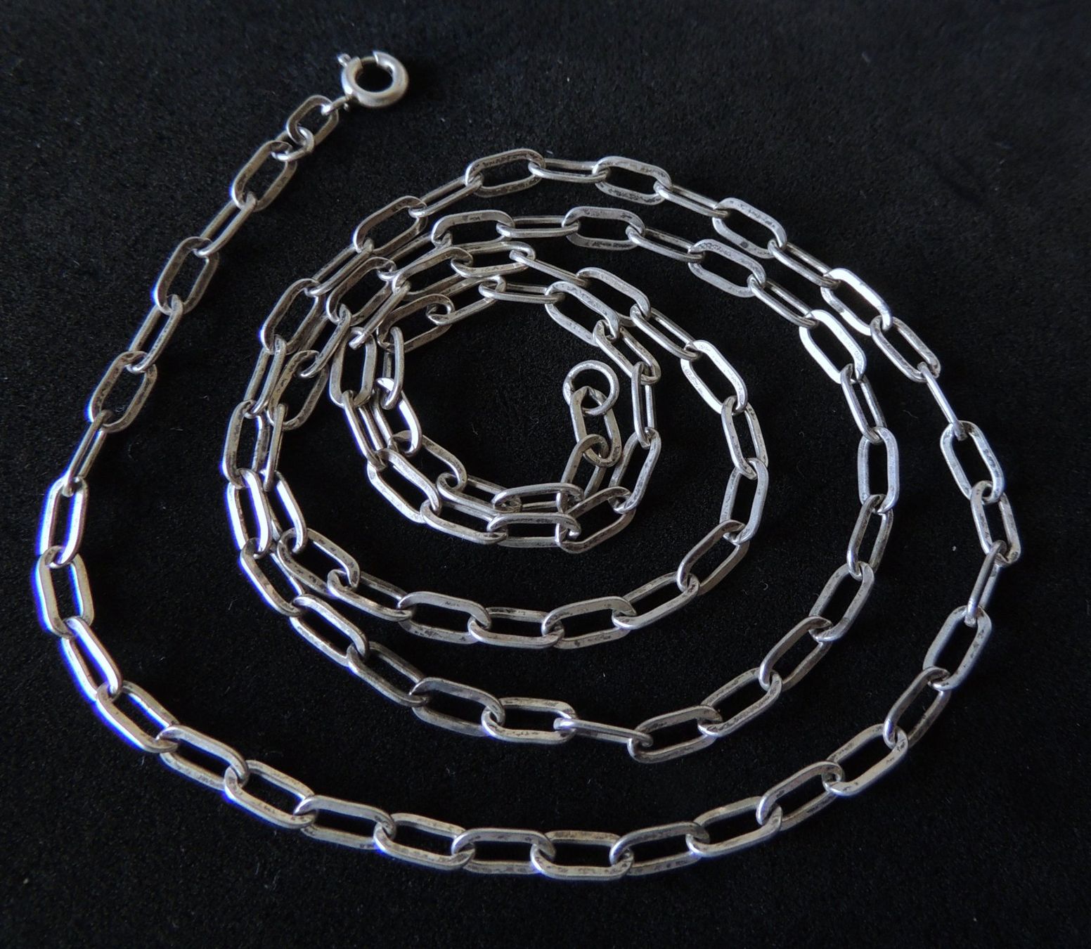 Catenine: Silber 800 Anker Halskette 60 cm / 3,5 mm – Usato da Waldenburg venduto da schaller707