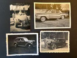 4x Privatfoto Oldtimer Zürich