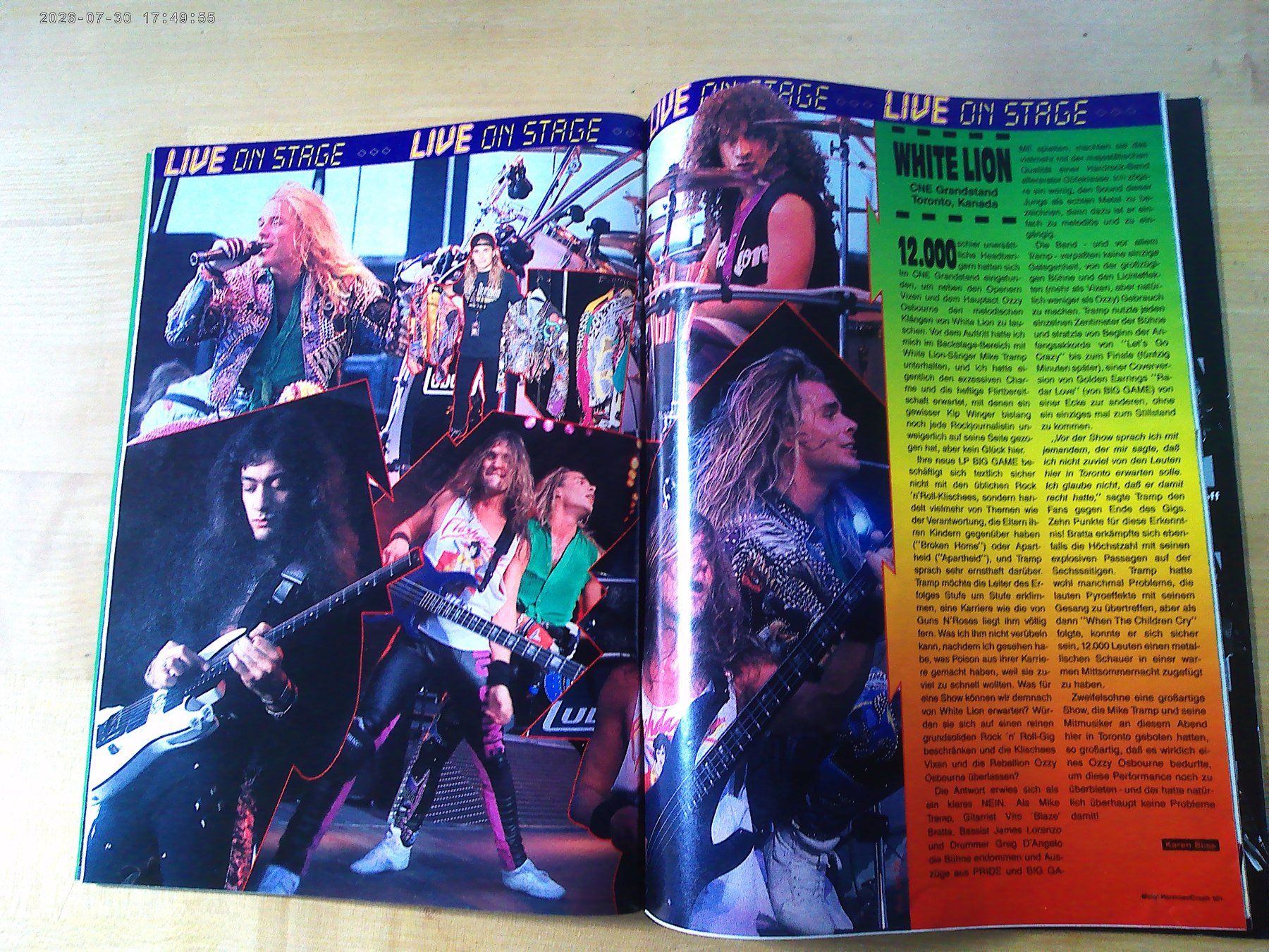 Riviste & Magazine: METAL HAMMER 17/89 - BLACK SABBATH Sodom MSG Testament – Usato da Zofingen venduto da mooni89 6