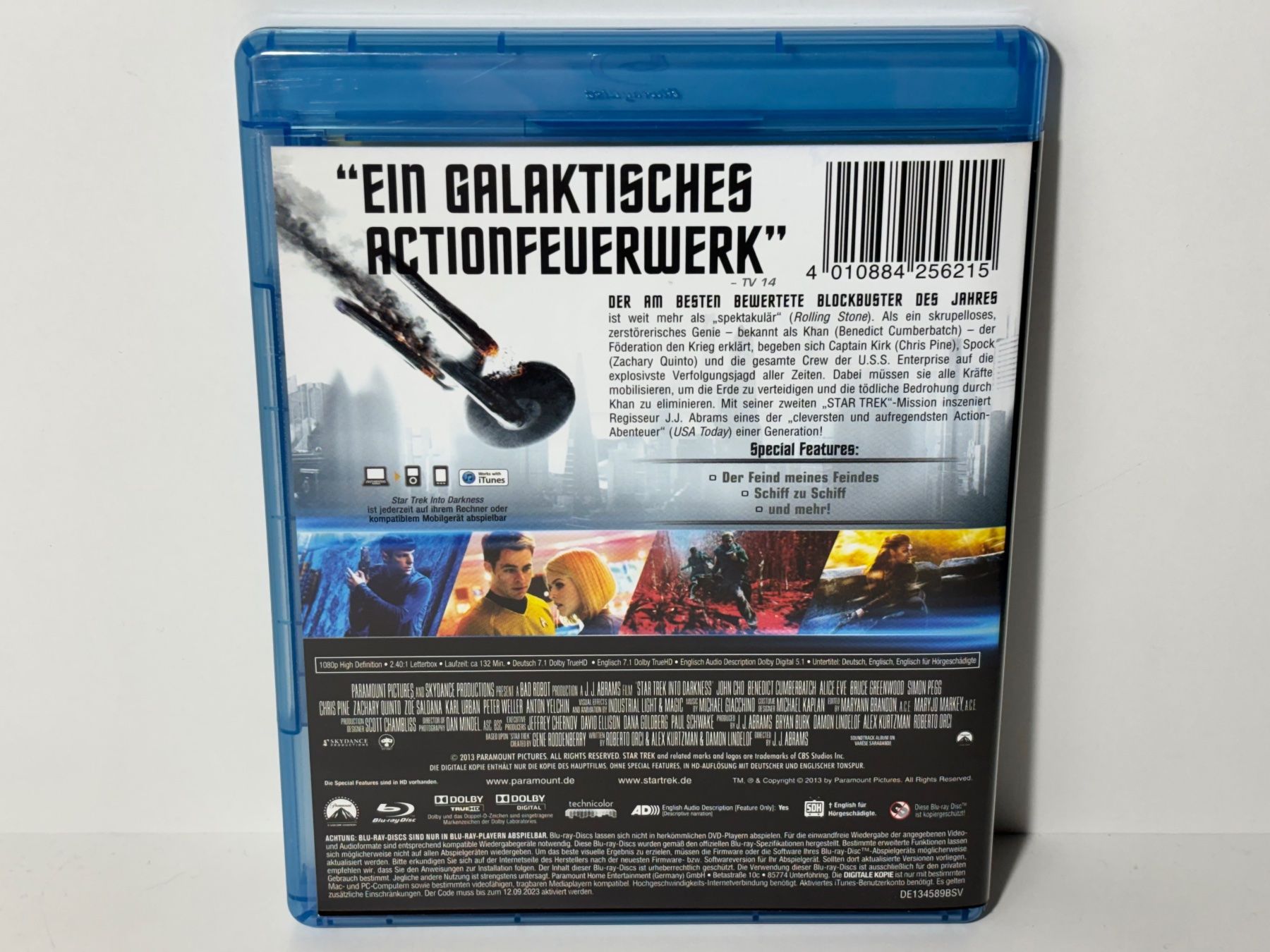 Tutti i DVDs: Star Trek - Into Darkness Blu Ray – Usato da Wilderswil venduto da Sstriker 1