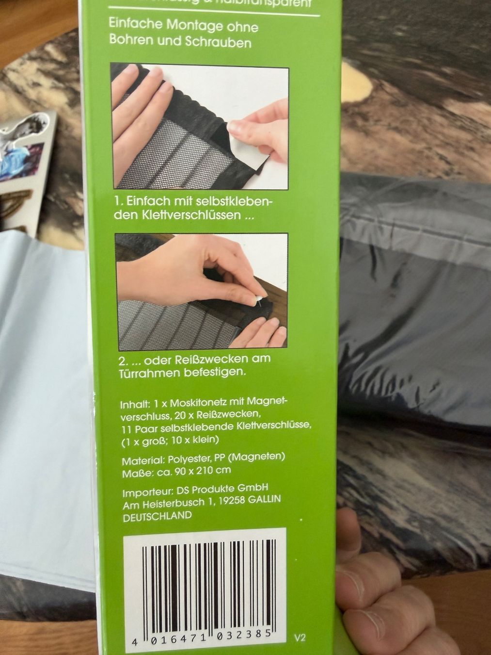 Tende: Easy Maxx Moskitonetz mit Magnet 90x210 cm schwarz – Nuovo e nell'imballaggio originale da Nussbaumen AG venduto da normajeanbaker 4