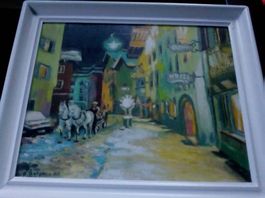 Peinture animée du Valais.