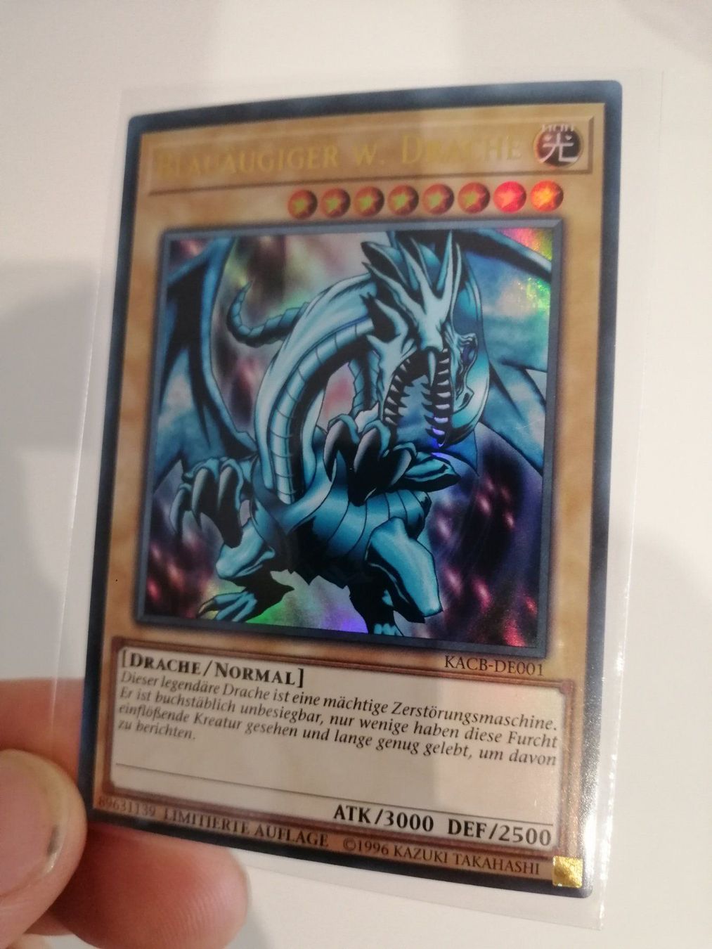 Carte collezionabili: Blauäugiger w. Drache Ultra Rare Mint – Nuovo (secondo la descrizione) da Boswil venduto da ShoppingCenterCity 6