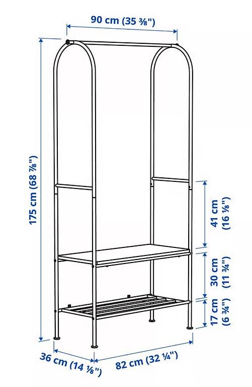 Ikea Guardaroba: Penderie avec étagère à chaussures IKEA – Usato da Yverdon-les-Bains venduto da tor_sc5x 2