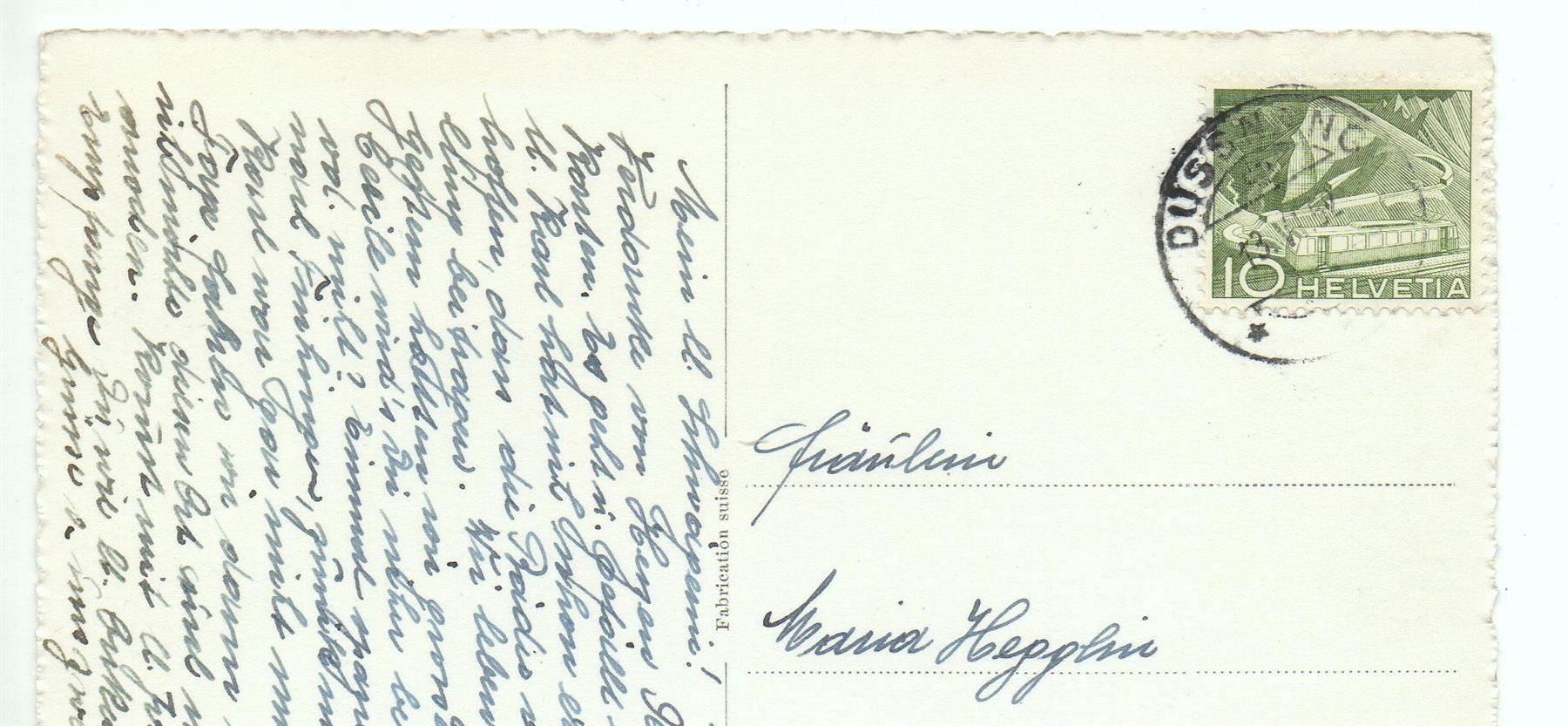 Cartoline postali: DUSSNANG Kurhaus – Usato da Jona venduto da philajona 1