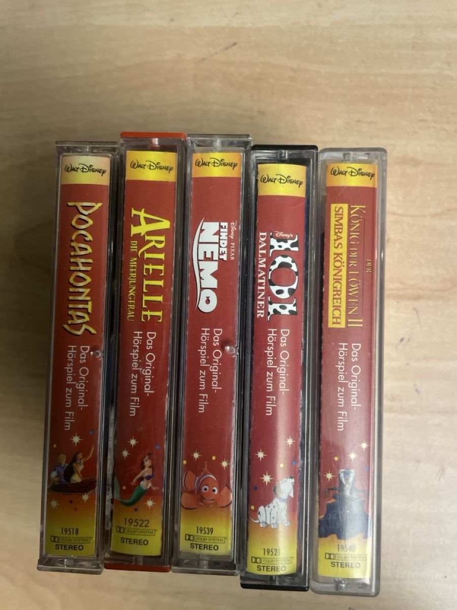 Cassettes audio: 5 Disney Kinder Kassetten  – D'occasion à Obergerlafingen par cabo4 1