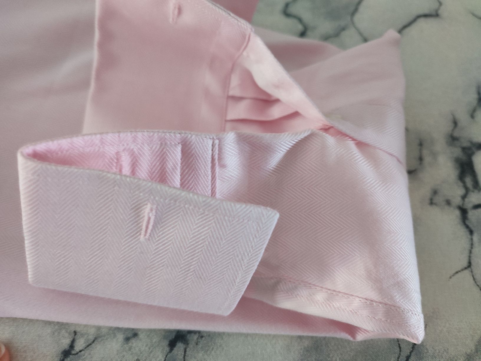 Camicie: Edelmann Tailor Rosé Hemd Grösse 42 100% Baumwolle – Nuovo (secondo la descrizione) da Zürich venduto da sim_my2m 2