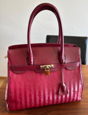 MAISON MOLLERUS Handtasche (dunkelrot)