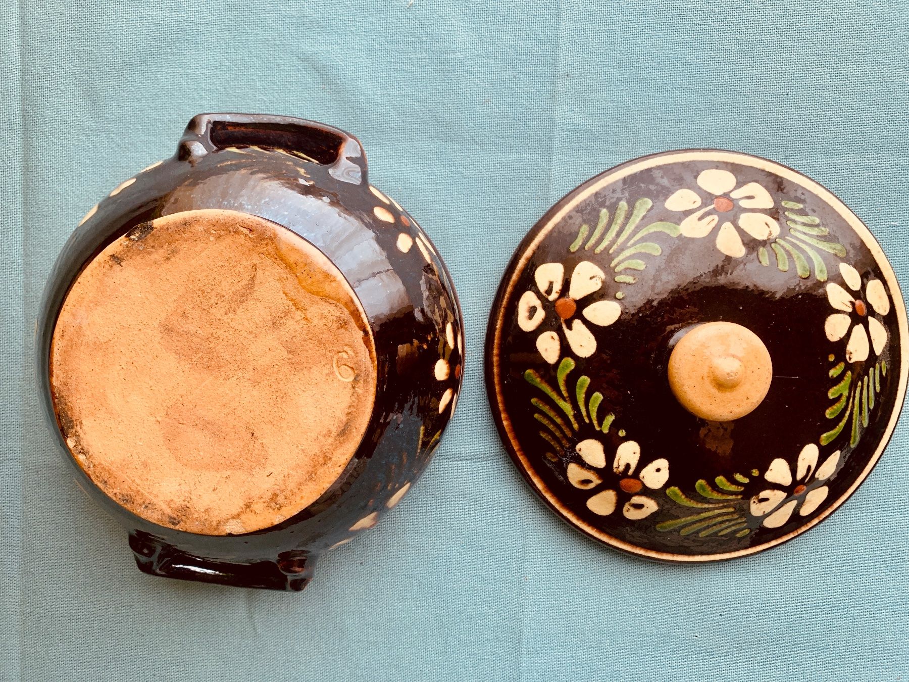 Schalen: Vintage Servierschale mit Deckel, Keramik – Gebraucht aus Bern von Flora.Sonea 4
