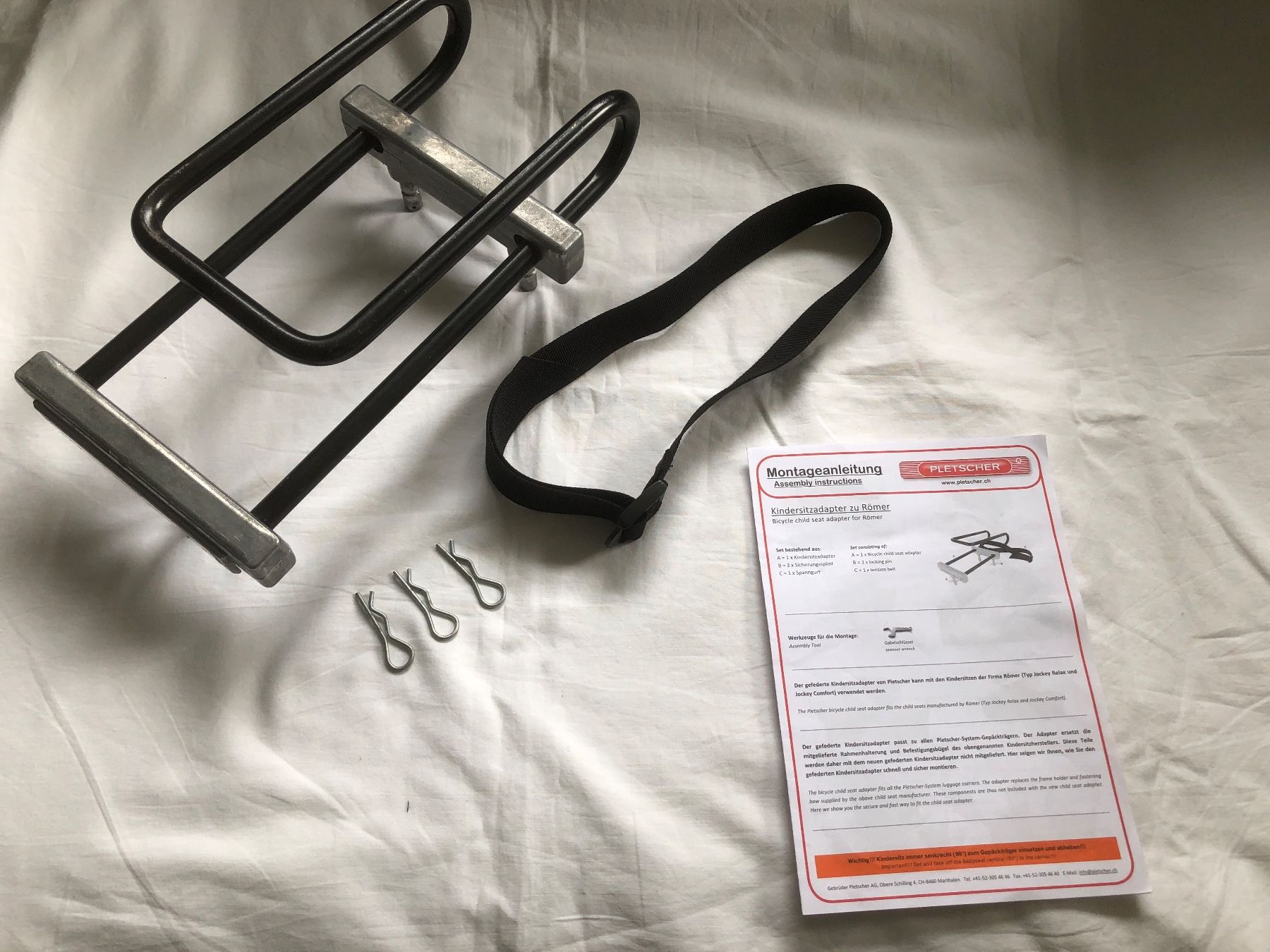 Pezzi di ricambio: Pletscher Velositz-Adapter, Universal Adapter für Velositz – Usato da Zürich venduto da anavlis-thymiano