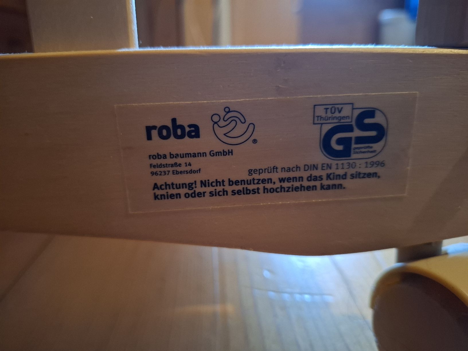 Lits: Roba Baby Beistelbett – D'occasion à Ebnat-Kappel par MILKSHAKE01 6