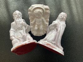 Krippen Figuren Maria und Josef mit Jesuskind