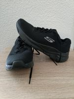 Schwarze Skechers Arch Fit Damen Turnschuhe, Grösse 40