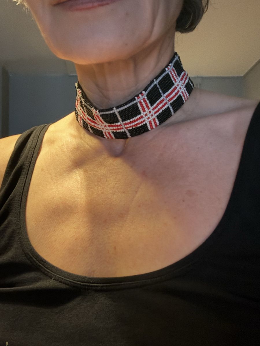Burberry Catenine: Vintage Burberry Nova Check Perlen-Choker  Statement Piece – Nuovo (secondo la descrizione) da Zürich venduto da Postscriptum30 6
