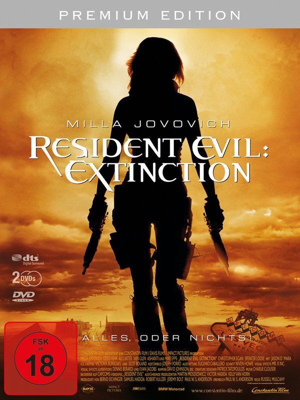 Alle DVDs: Resident Evil 3 - Extinction (2007) (Premium Edition, 2 DVDs – Gebraucht aus THERWIL von Fcbbasel