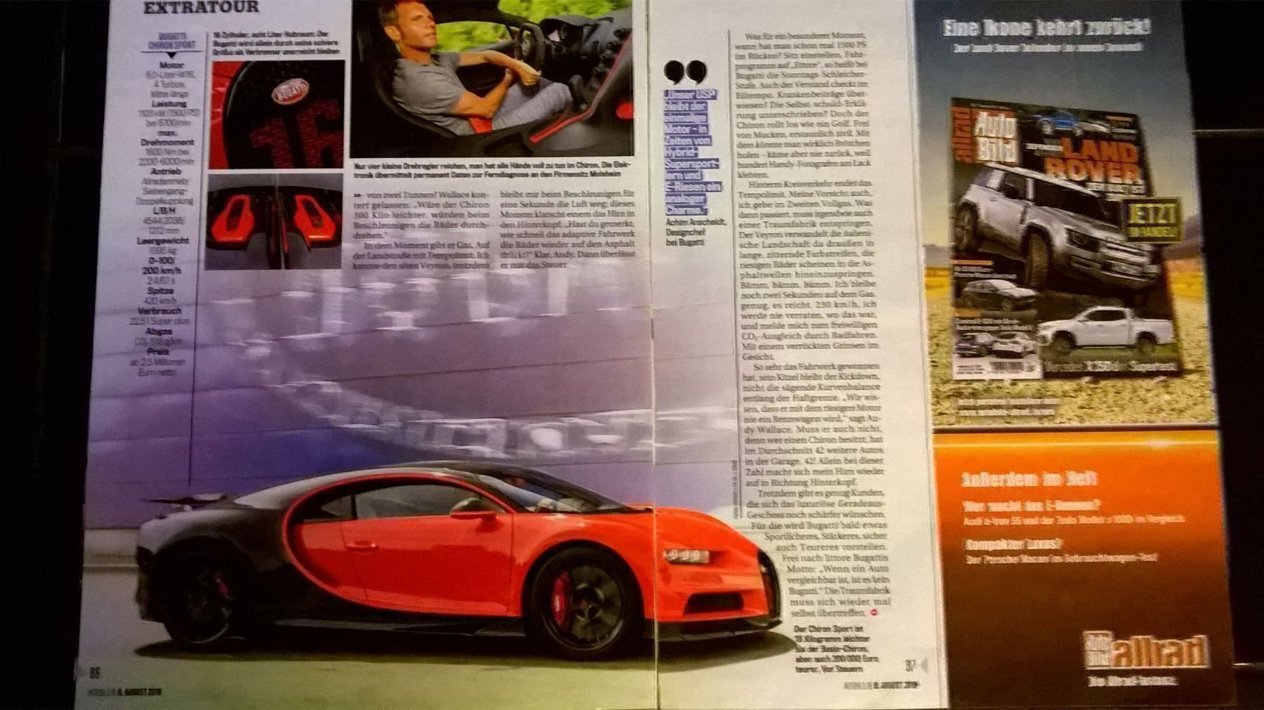 Livres: Bericht Bugatti EB 110 – D'occasion à Bern par micky031 2