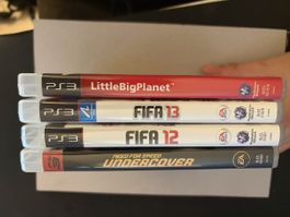4 Games für PS3 (Fifa, Need for Speed, Little Big Planet)