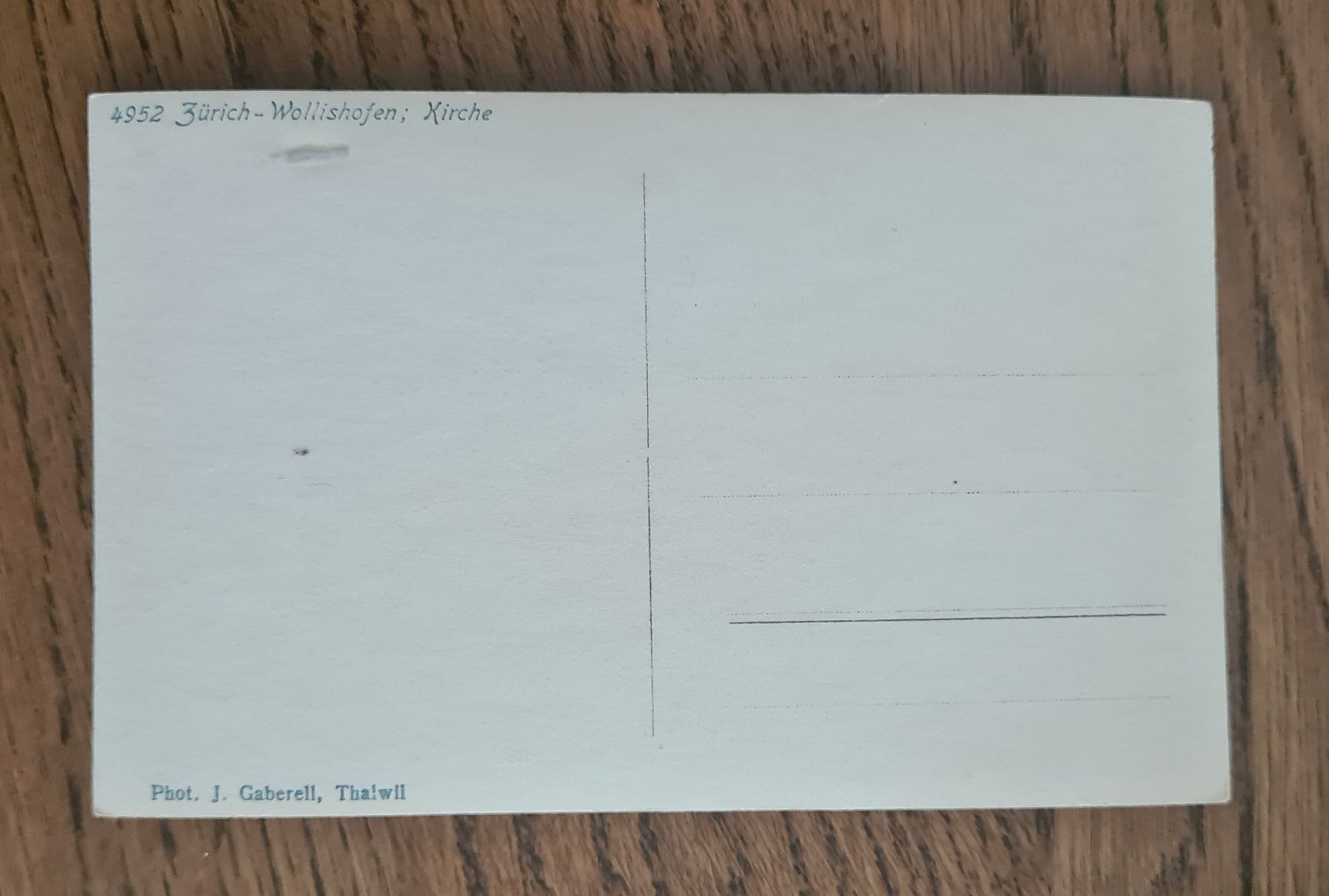 Cartoline postali: Kirche Zürich-Wollishofen – Usato da Ebikon venduto da Donar50 1