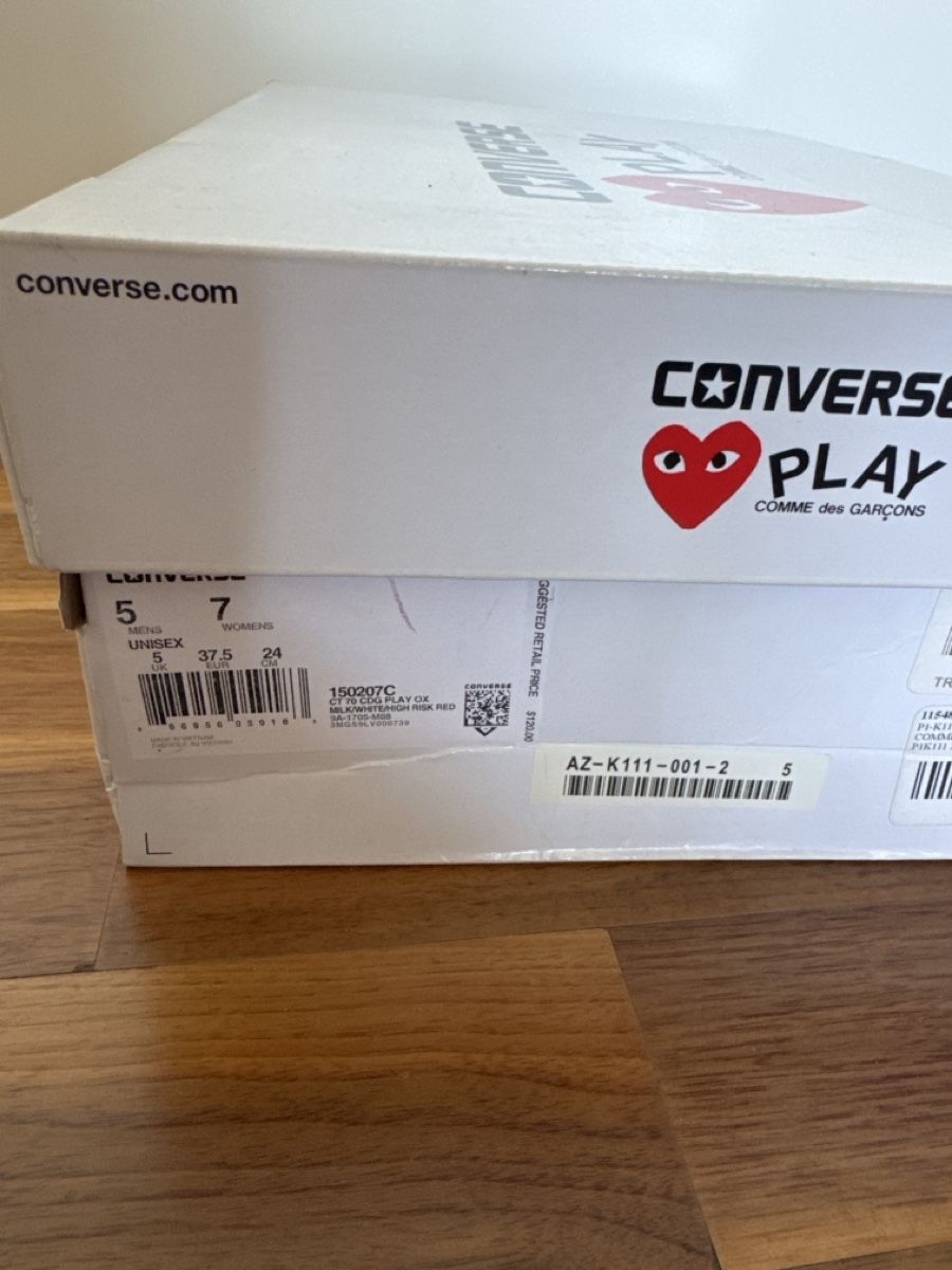 Comme Des Garcons Herrenschuhe: Converse Comme des Garcons - 2er Set, gebraucht – Gebraucht aus Schlieren von Chabuh 5