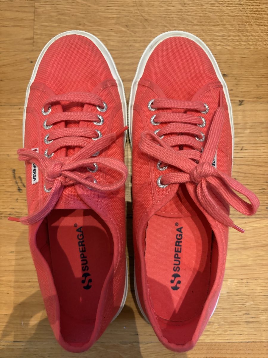 Superga Scarpe da uomo: Superga Sneaker Rot Gr. 40 – Usato da Bern venduto da debsterl 1
