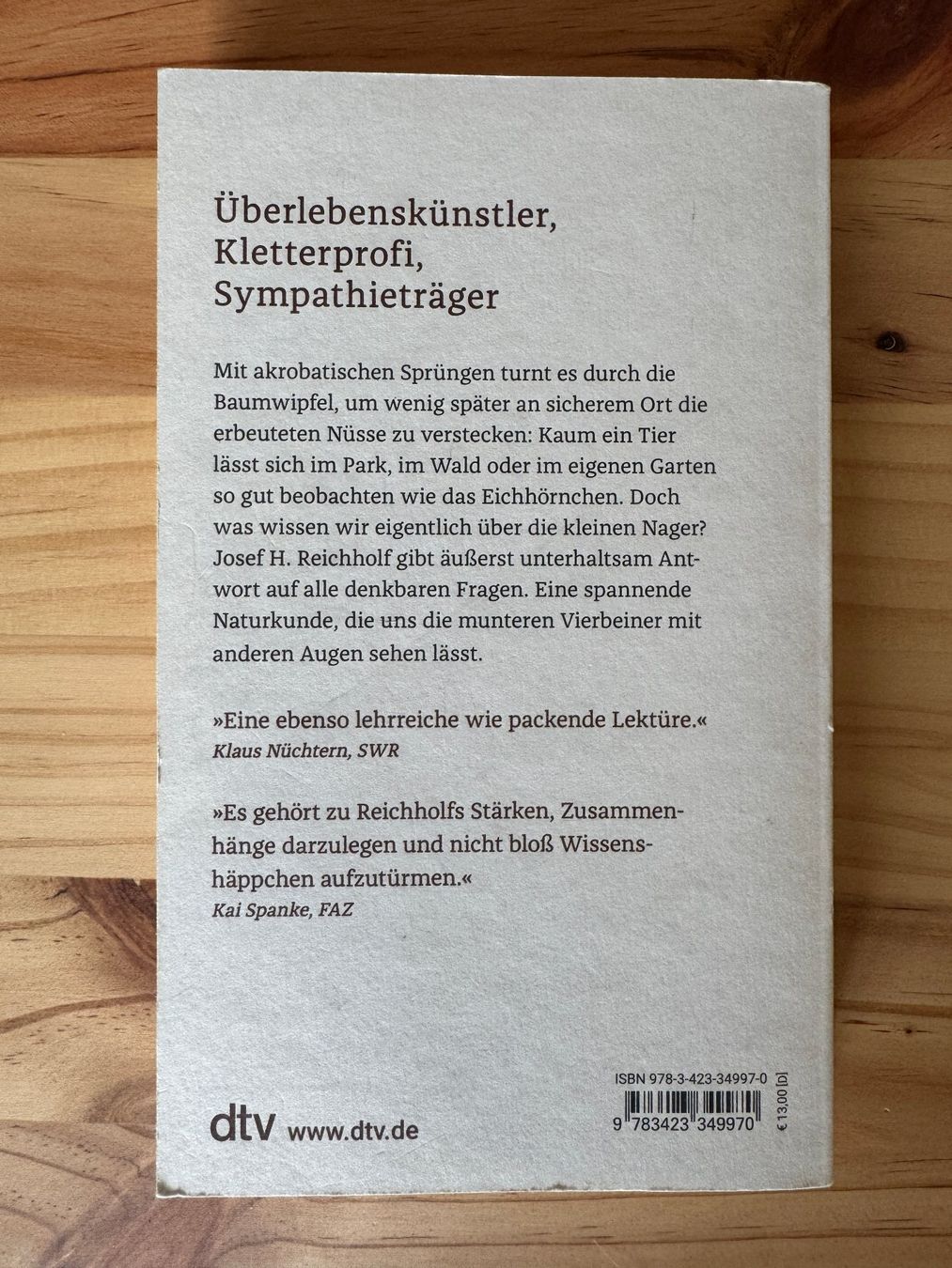 Bücher: Das Leben der Eichhörnchen Buch Josef H. Reichholf – Gebraucht aus Berg am Irchel von Zweiti_Chance 1