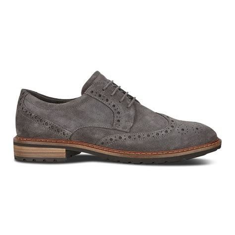 Ecco Herrenschuhe: Wildleder Brogues ECCO VITRUS I Grau Grösse 44 – Gebraucht aus Zürich von allezplusloin 1