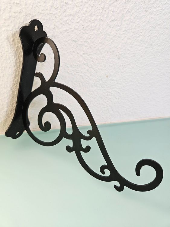 Hangmand Shabby Chic Wit 21cm met haak en ketting-03470