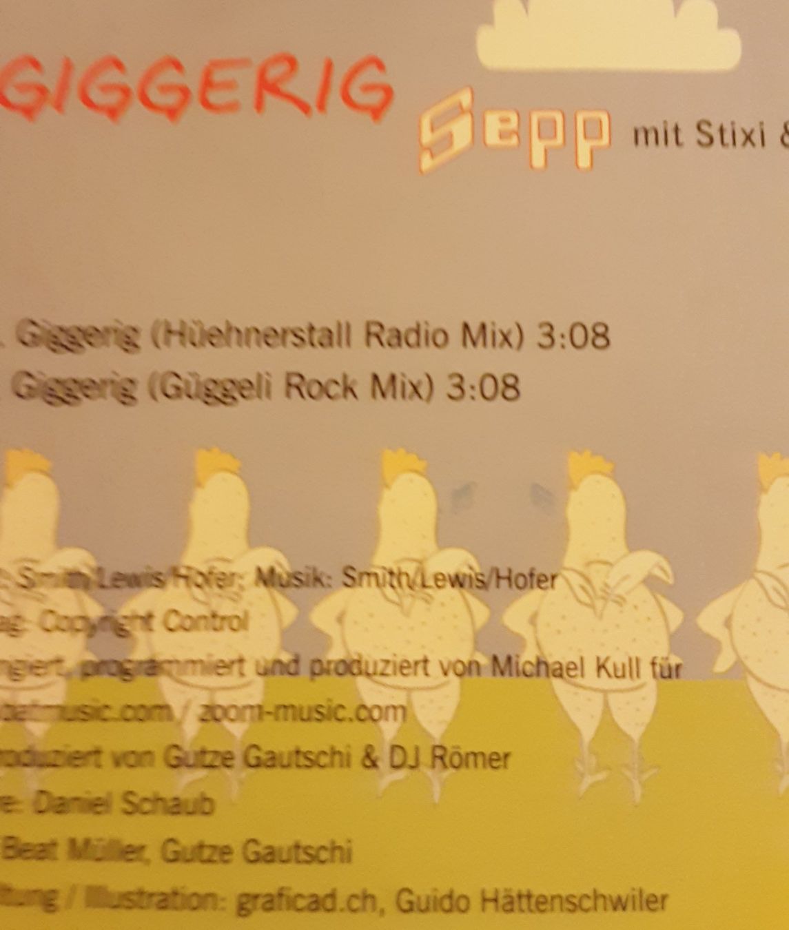 CD: Giggerig - Sepp mit Stixi & Sonja /dj/polo hofer – Usato da Bremgarten AG venduto da musiccollector 1
