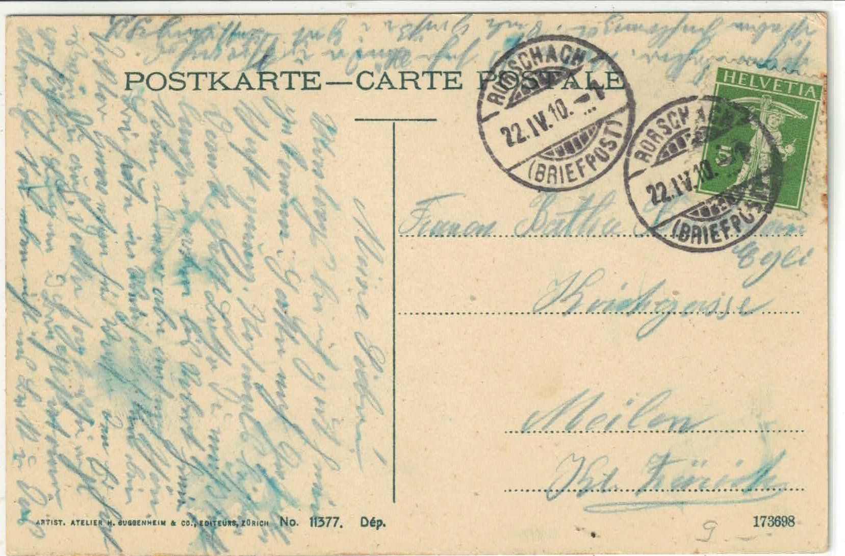 Cartes postales: Arbon - Stadtpartie - Litho – D'occasion à Ettingen par Kartenplanet 1