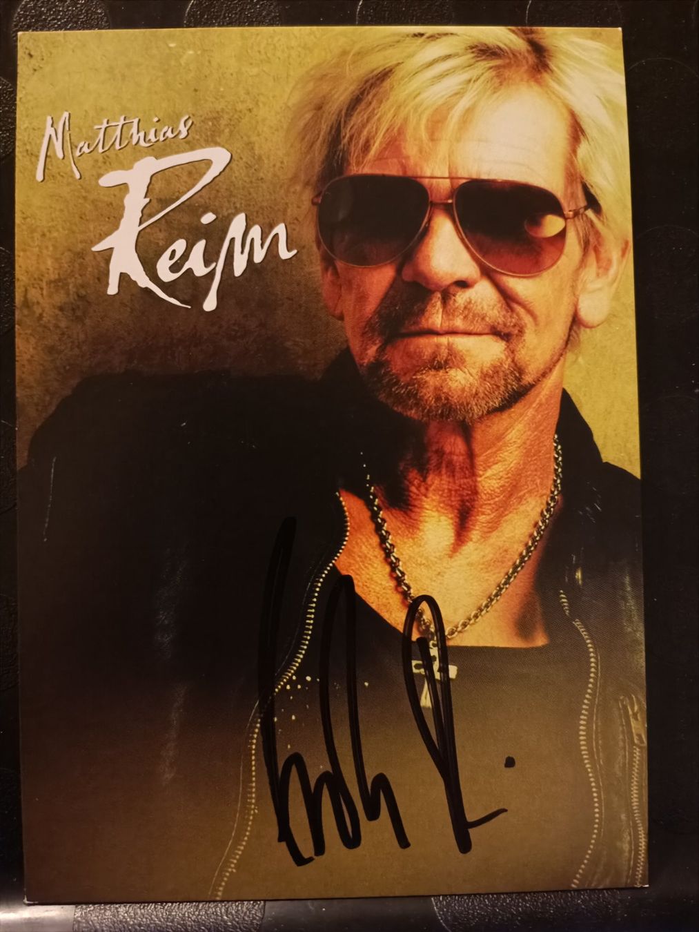 Autografi: Matthias Reim - handsignierte Autogrammkarte – Usato da Menziken venduto da Artographs