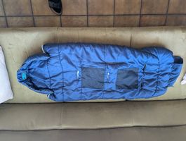 Schlafsack Fussack Kinderwagen blau 90x40 cm