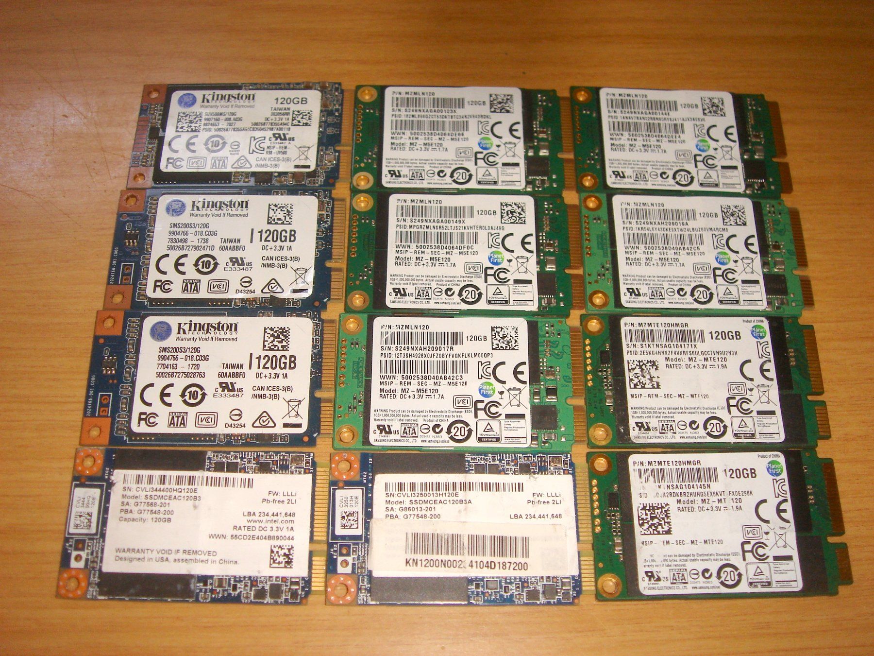 Dischi rigidi: 1 stück 120/128gb mSata ssd. getestet. – Usato da St. Gallen venduto da pc-sg