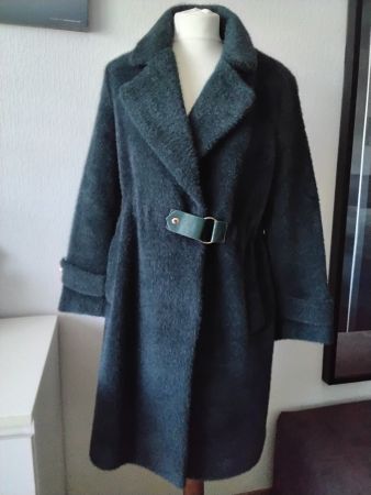 Manteau CHESS vert foncé laine