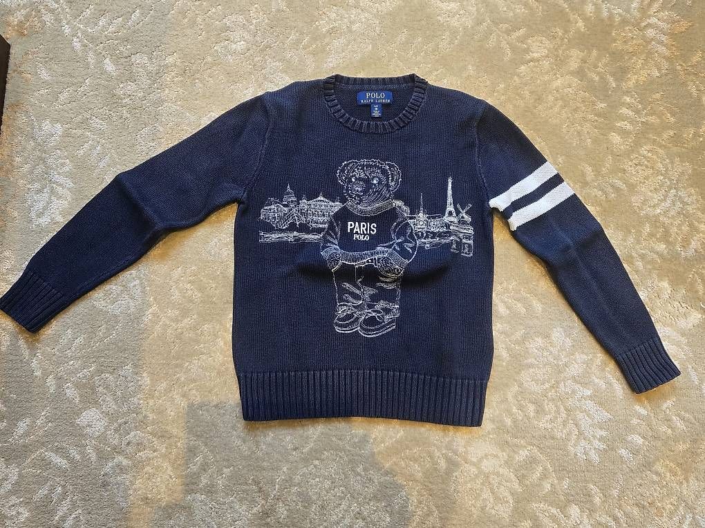 Ralph Lauren Maglioni & Felpe: Pull Polo Bear Ralph Lauren taille 6-7 ans bleu marine – Usato da Lausanne venduto da Flo1006 1