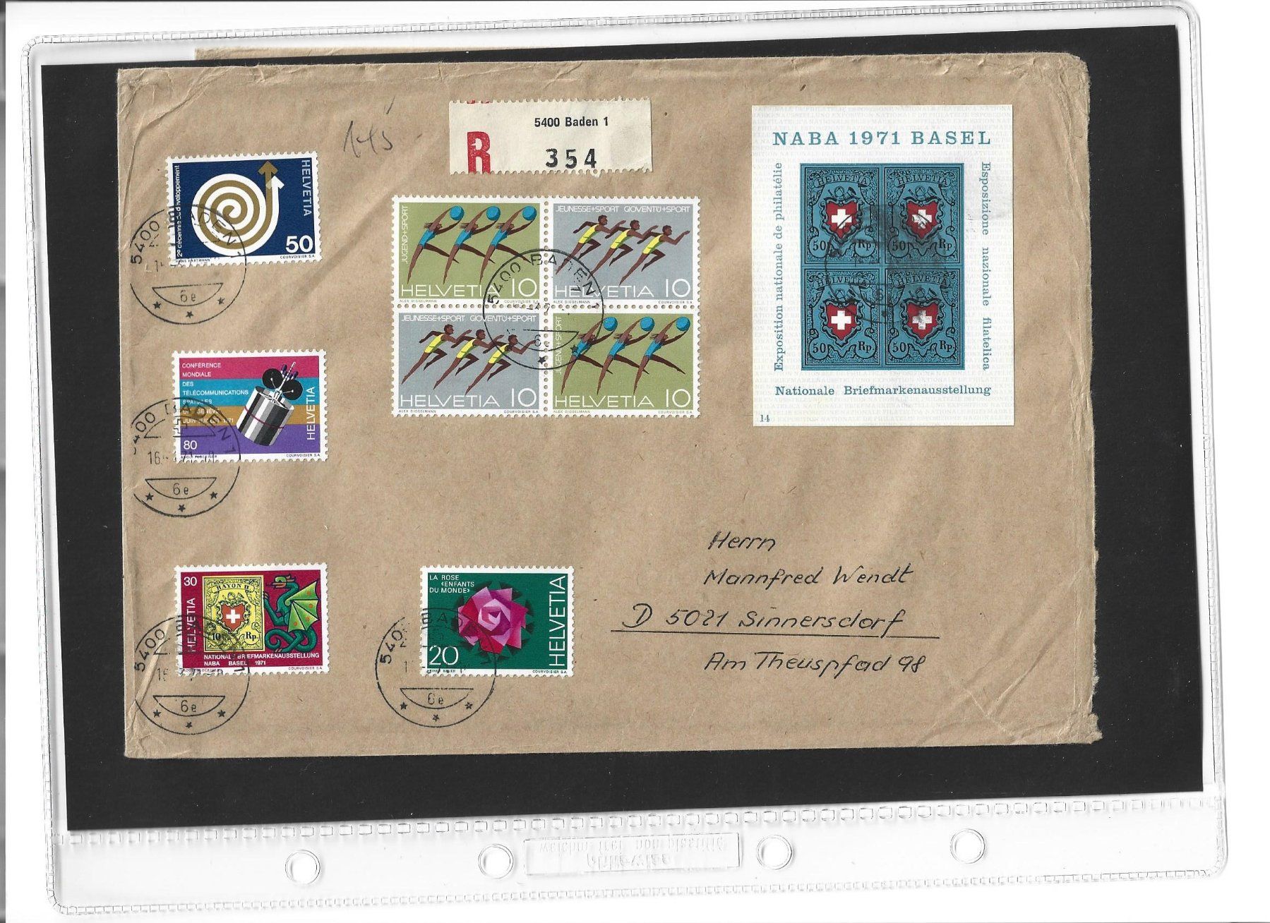 Alle Briefmarken: 10 lettres 10 Buchstaben – Gebraucht aus Delemont von toutdubon11 5