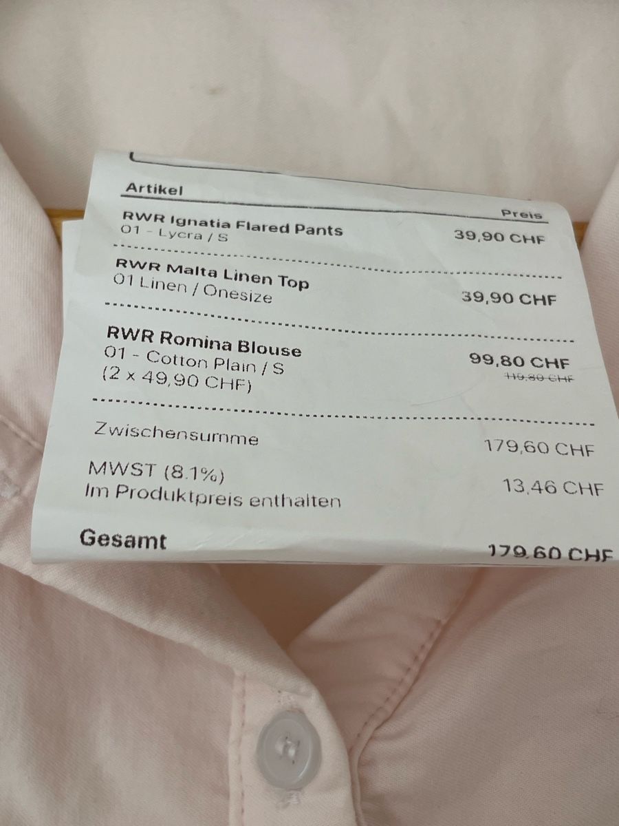 Camicette: ALLES RAUS Bluse Rework Size M  – Nuovo (secondo la descrizione) da Kloten venduto da simones.thriftshop 6