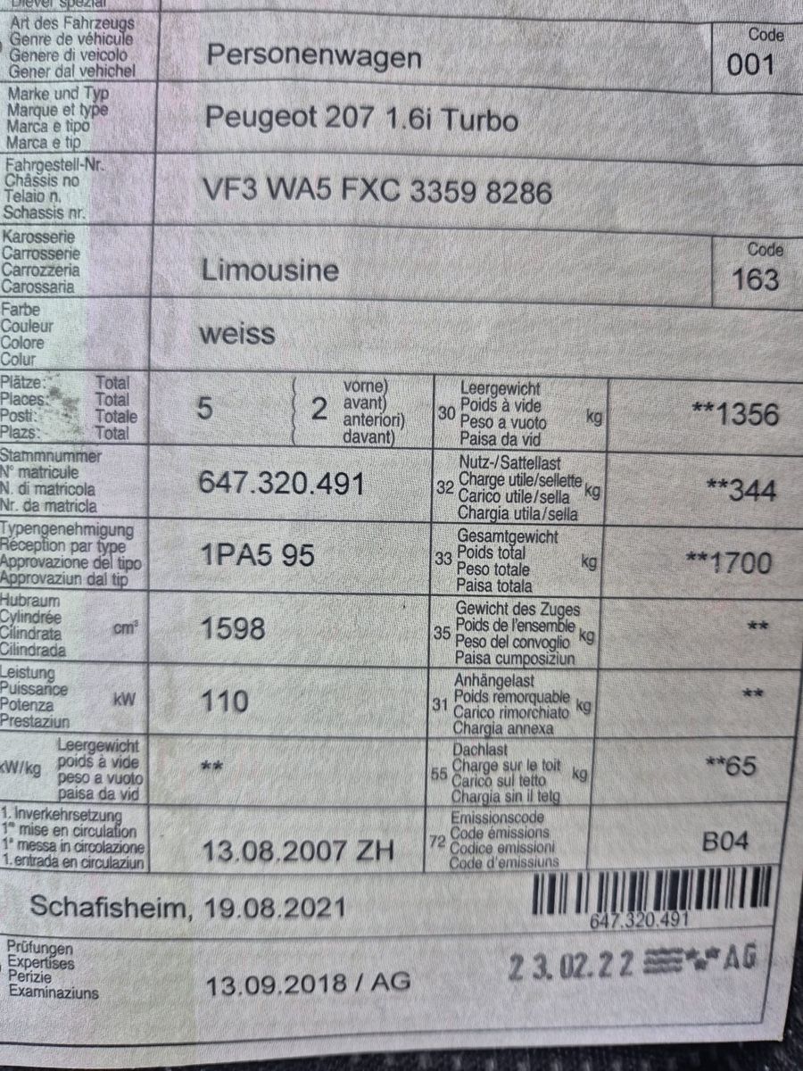 Peugeot Automobili: Peugeot 207 – Usato da Greifensee venduto da emi_hw85 1