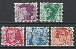1969 Porträtmarken I  ET - Vollstempel
