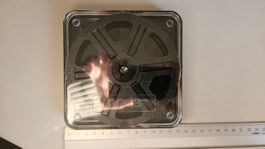 60 Meter Super8 Spule 12.7 cm Durchmesser mit Box