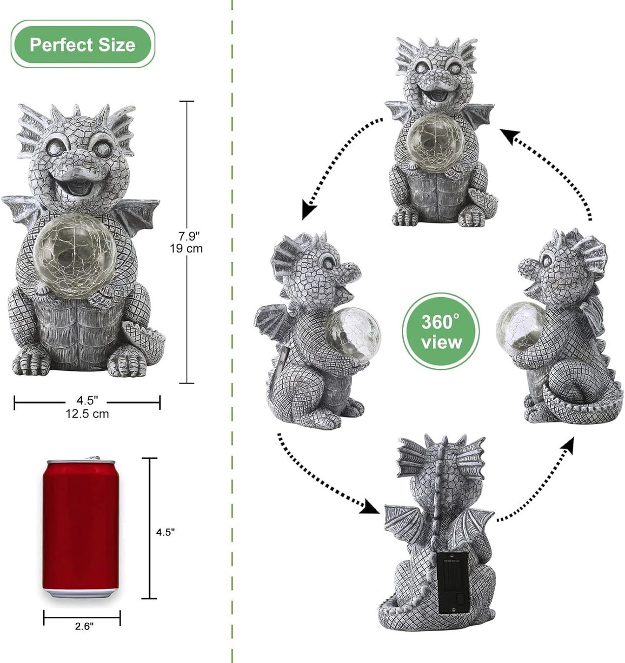 Statuette: Gartendeko mit Solar – Nuovo e nell'imballaggio originale da Nuglar venduto da SaleRitter 1