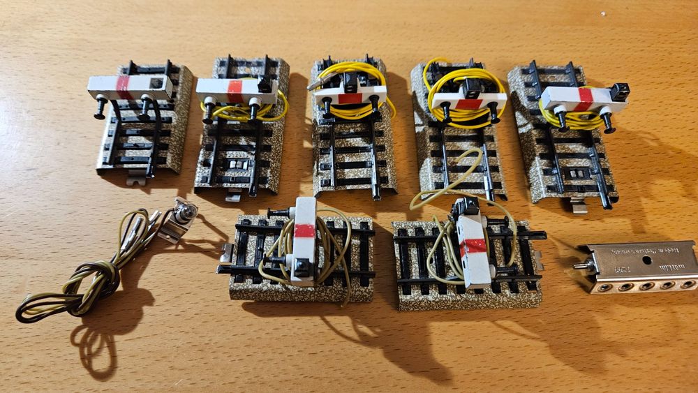 Märklin M-Gleis Prellböcke 7x 5129 (7190, 7191) mit Licht (Gebraucht ...