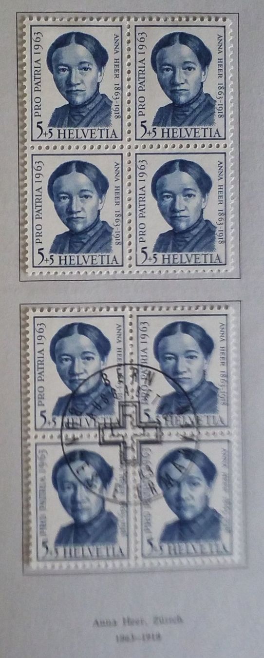 Tutti i francobolli: 1963, Geschenkheft Pro Patria ET, im 4-Block 45.-++ – Nuovo (secondo la descrizione) da Baden venduto da Eggi 3