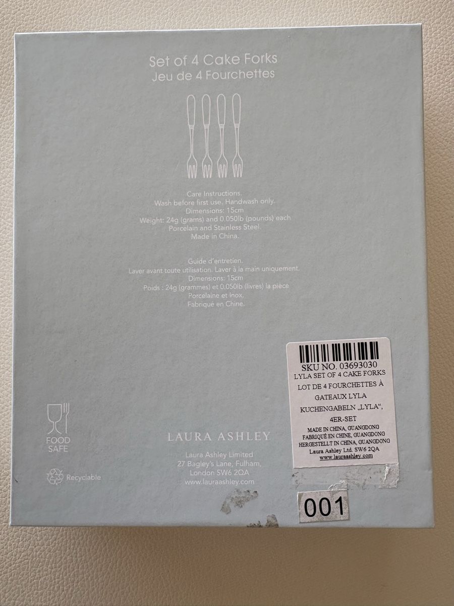 Forchette: Laura Ashley ,dessert fork set – Nuovo (secondo la descrizione) da Lausanne venduto da oyu_hgg5 3