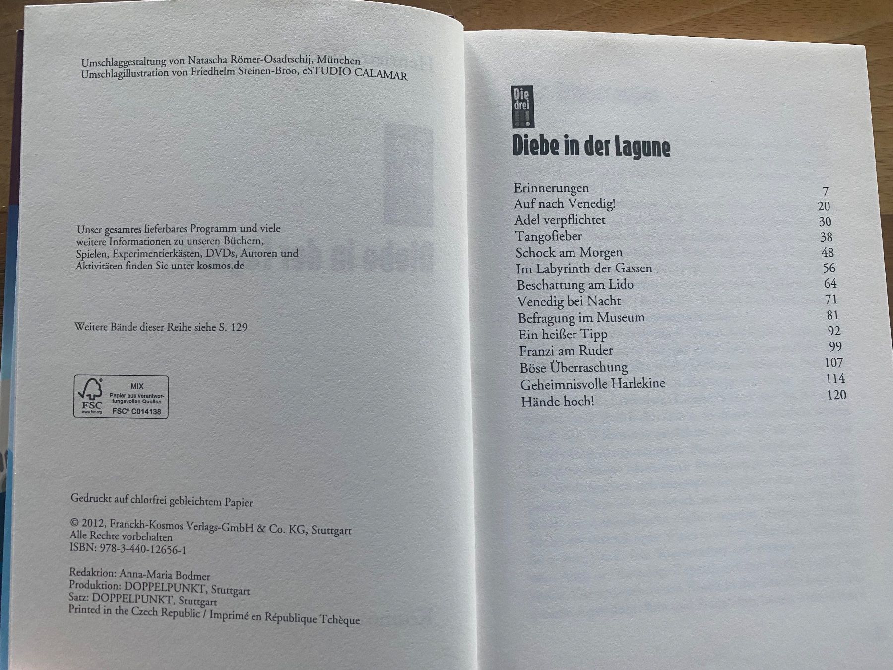 Libri: Die drei !!! Buch - Diebe in der Lagune – Usato da Horw venduto da dreamsofacid 2
