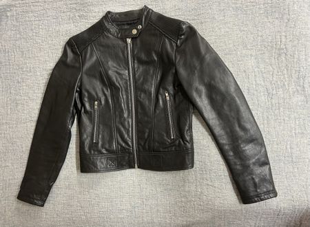 Diesel Lederjacke schwarz guter Zustand