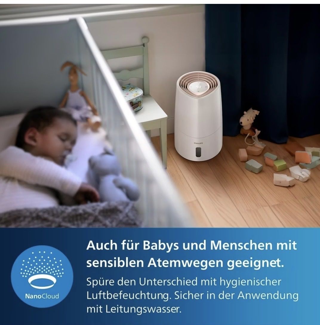 Philips Umidificatori d'aria: Philips Luftbefeuchter Series 3000 / HU3916 – Usato da Zuzwil SG venduto da EminaMina 4