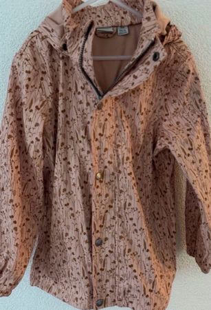 Enfant Regenjacke Grösse 134/9 Jahre Blumenmuster Rosa Perfe