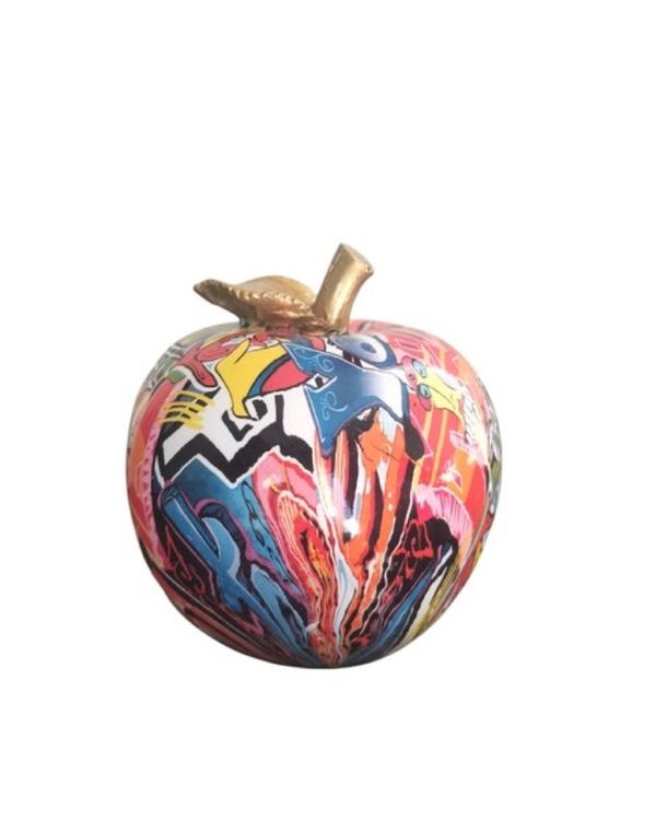 Pop art Skulptur Apfel Apple 1