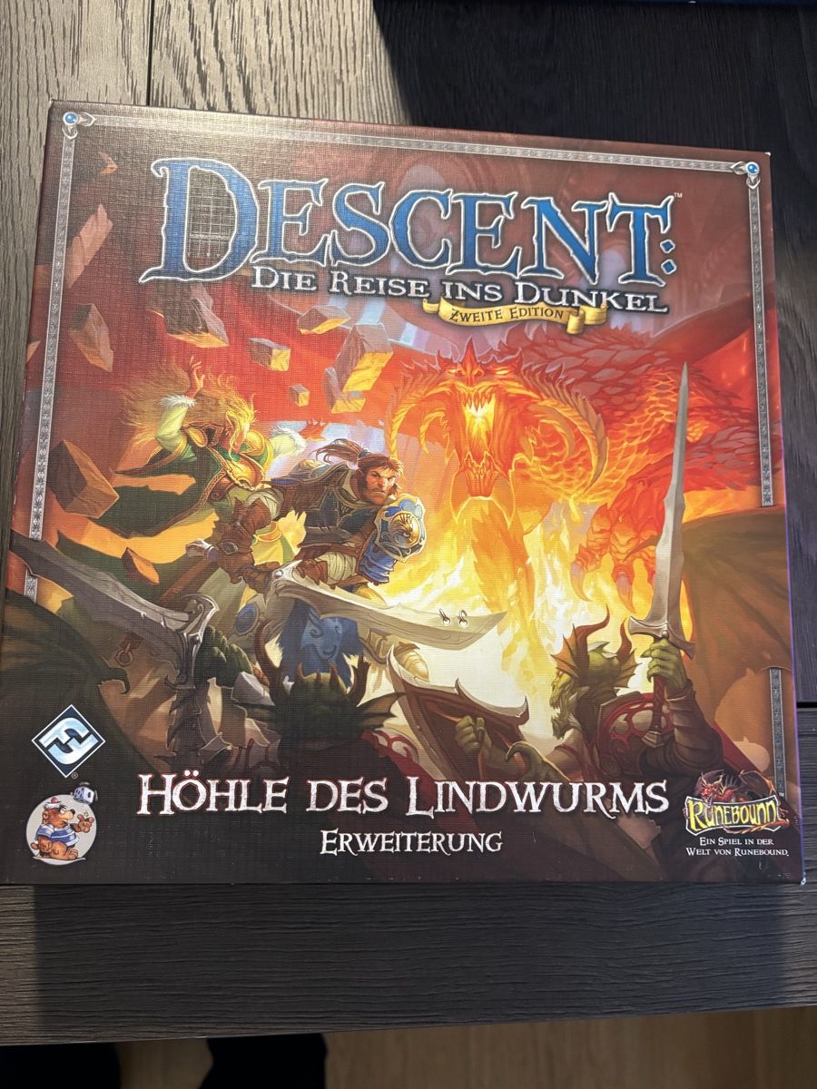 Spiele: Descent 2nd Edition - Höhle des Lindwurm – Neu (gemäss Beschreibung) aus Thalwil von max_xp9g