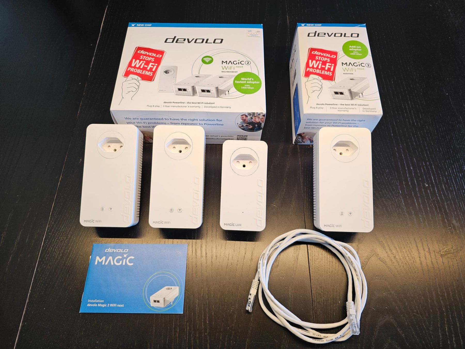 Devolo Wlan: DEVOLO Magic 2 WiFi next Multiroom Kit inkl. Add-on Adapter – Gebraucht aus Luzern von  3